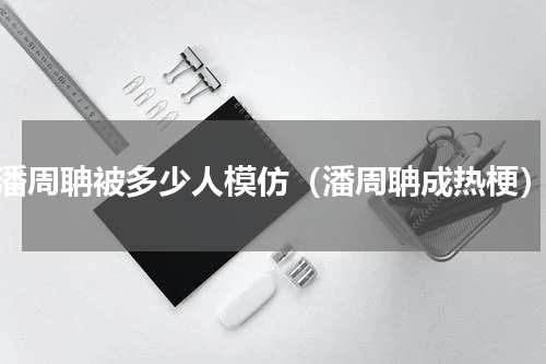 潘周聃被多少人模仿（潘周聃成热梗）