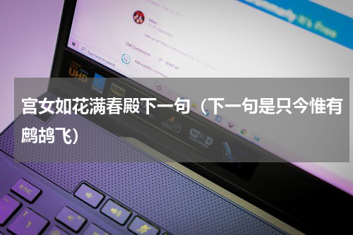 宫女如花满春殿下一句（下一句是只今惟有鹧鸪飞）