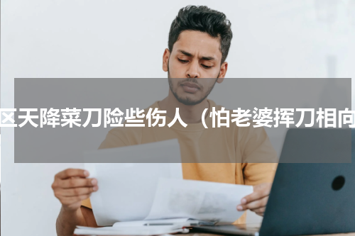 小区天降菜刀险些伤人（怕老婆挥刀相向）