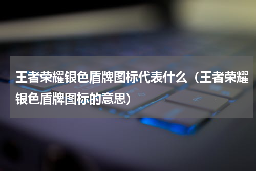 王者荣耀银色盾牌图标代表什么（王者荣耀银色盾牌图标的意思）