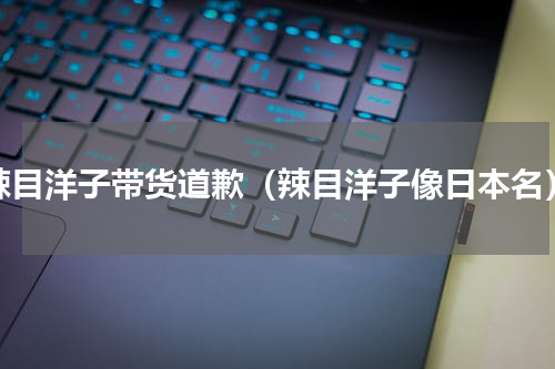辣目洋子带货道歉（辣目洋子像日本名）