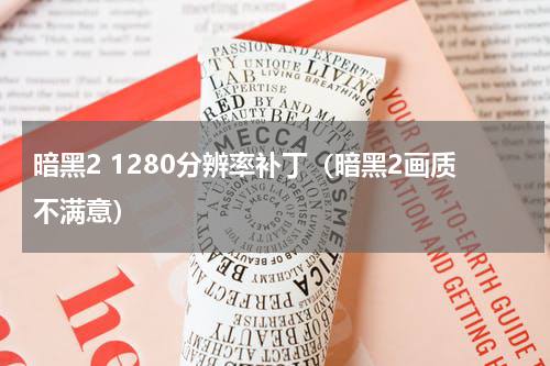 暗黑2 1280分辨率补丁（暗黑2画质不满意）