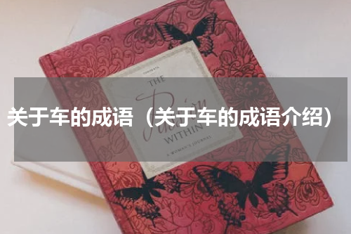 关于车的成语（关于车的成语介绍）