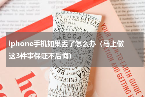 iphone手机如果丢了怎么办（马上做这3件事保证不后悔）