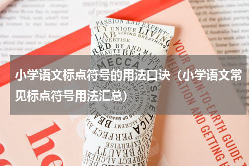 小学语文标点符号的用法口诀（小学语文常见标点符号用法汇总）