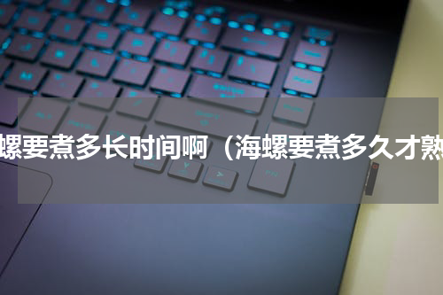 海螺要煮多长时间啊（海螺要煮多久才熟）