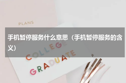 手机暂停服务什么意思（手机暂停服务的含义）