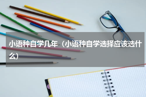 小语种自学几年（小语种自学选择应该选什么）