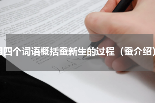 用四个词语概括蚕新生的过程（蚕介绍）