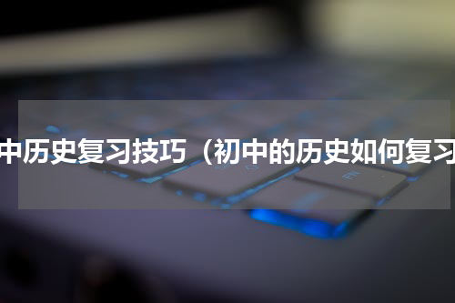 初中历史复习技巧（初中的历史如何复习）