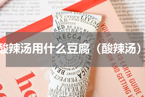 酸辣汤用什么豆腐（酸辣汤）