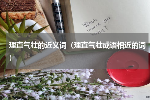 理直气壮的近义词（理直气壮成语相近的词）