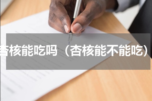 杏核能吃吗（杏核能不能吃）