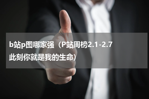 b站p图哪家强（P站周榜2.1-2.7此刻你就是我的生命）