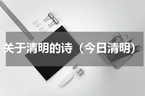 关于清明的诗（今日清明）