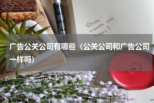 广告公关公司有哪些（公关公司和广告公司一样吗）