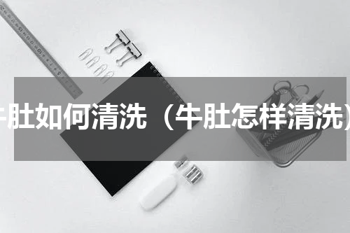 牛肚如何清洗（牛肚怎样清洗）