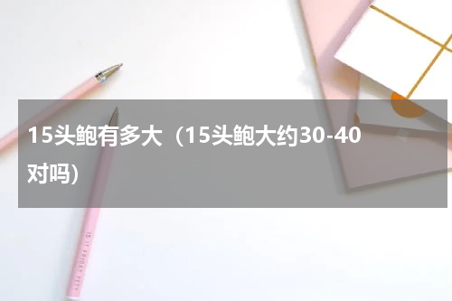 15头鲍有多大（15头鲍大约30-40对吗）