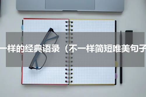 不一样的经典语录（不一样简短唯美句子）