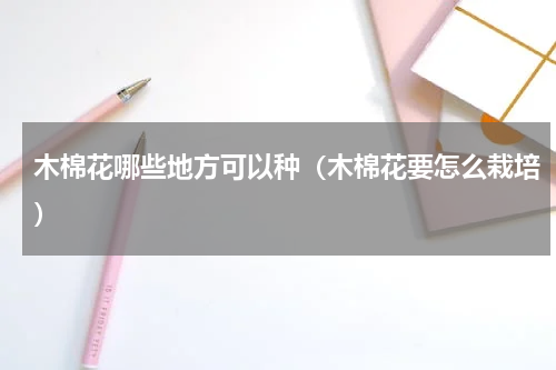 木棉花哪些地方可以种（木棉花要怎么栽培）