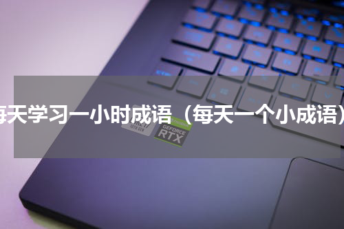每天学习一小时成语（每天一个小成语）
