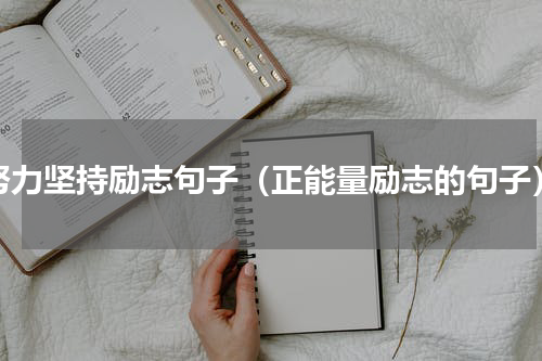 努力坚持励志句子（正能量励志的句子）