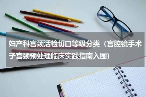 妇产科宫颈活检切口等级分类（宫腔镜手术子宫颈预处理临床实践指南入围）