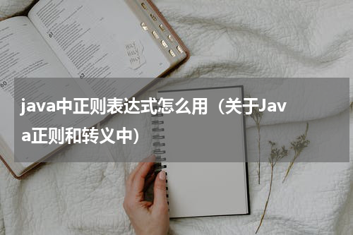 java中正则表达式怎么用（关于Java正则和转义中）