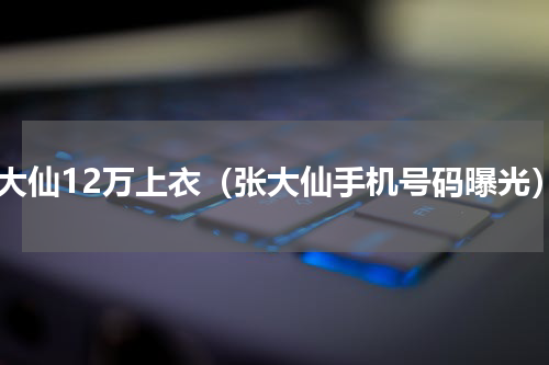 张大仙12万上衣（张大仙手机号码曝光）