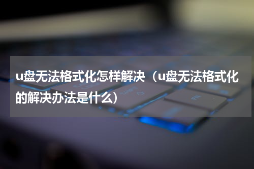 u盘无法格式化怎样解决（u盘无法格式化的解决办法是什么）