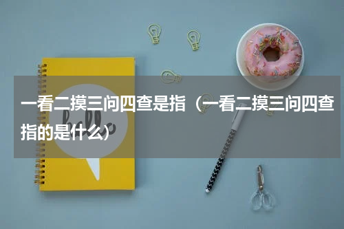 一看二摸三问四查是指（一看二摸三问四查指的是什么）