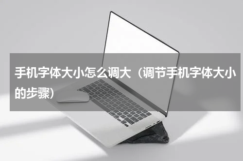 手机字体大小怎么调大（调节手机字体大小的步骤）