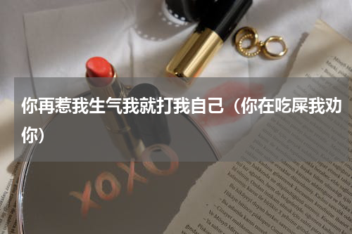 你再惹我生气我就打我自己（你在吃屎我劝你）