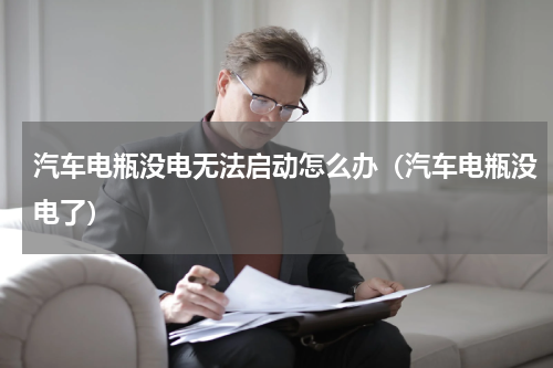 汽车电瓶没电无法启动怎么办（汽车电瓶没电了）