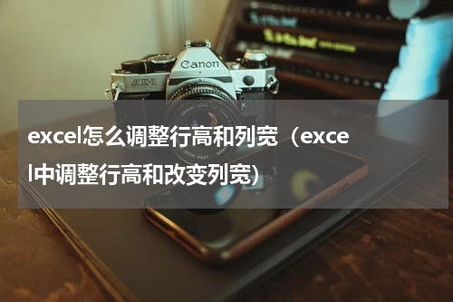 excel怎么调整行高和列宽（excel中调整行高和改变列宽）
