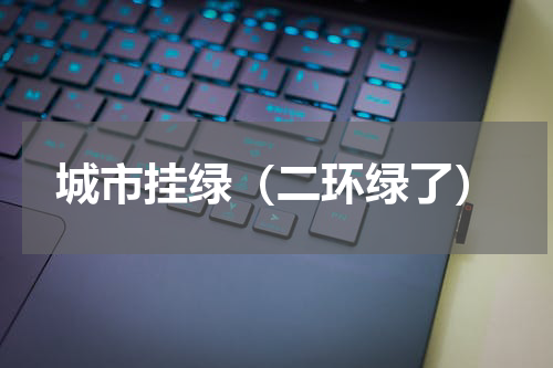 城市挂绿（二环绿了）
