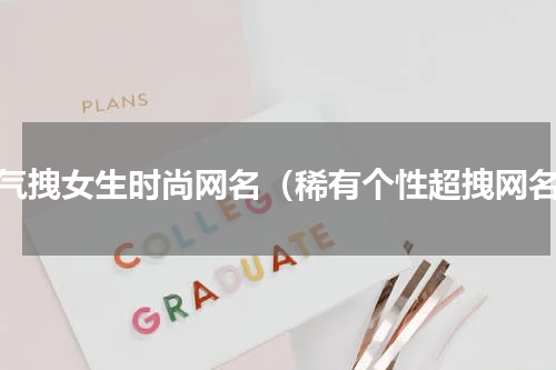 霸气拽女生时尚网名（稀有个性超拽网名）