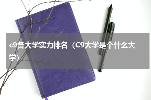 c9各大学实力排名（C9大学是个什么大学）