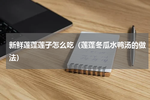 新鲜莲蓬莲子怎么吃（莲蓬冬瓜水鸭汤的做法）