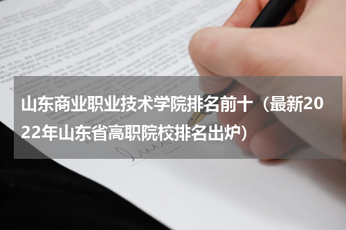 山东商业职业技术学院排名前十（最新2022年山东省高职院校排名出炉）