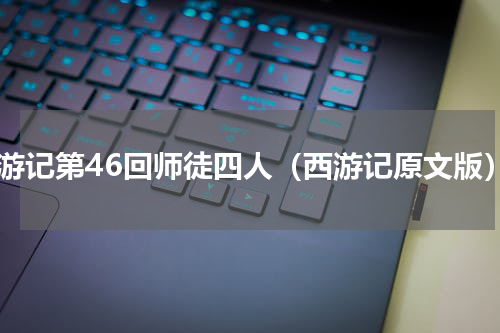 西游记第46回师徒四人（西游记原文版）