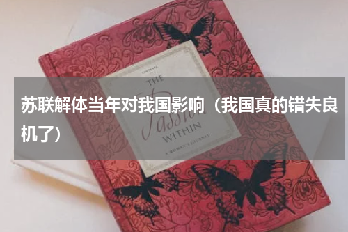 苏联解体当年对我国影响（我国真的错失良机了）