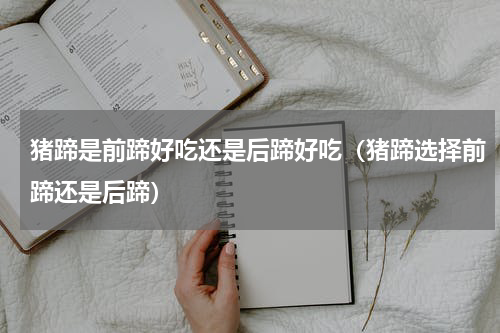 猪蹄是前蹄好吃还是后蹄好吃（猪蹄选择前蹄还是后蹄）