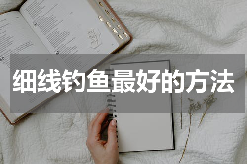 细线钓鱼最好的方法