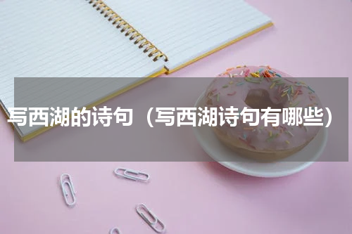 写西湖的诗句（写西湖诗句有哪些）