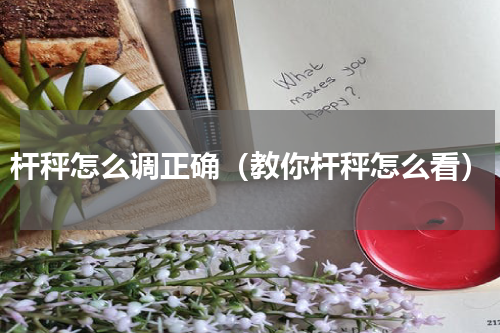 杆秤怎么调正确（教你杆秤怎么看）