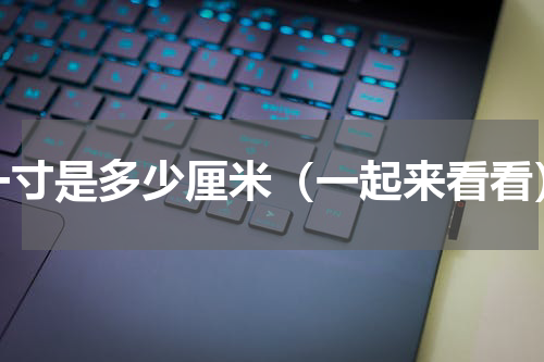 一寸是多少厘米（一起来看看）