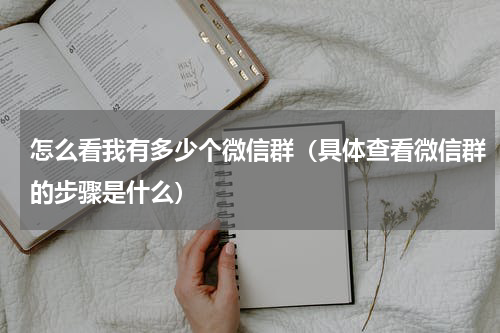 怎么看我有多少个微信群（具体查看微信群的步骤是什么）