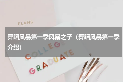 舞蹈风暴第一季风暴之子（舞蹈风暴第一季介绍）