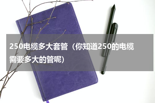 250电缆多大套管（你知道250的电缆需要多大的管呢）
